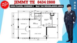 Blk 104 Woodlands Street 13 (Woodlands), HDB 4 Rooms #145880592